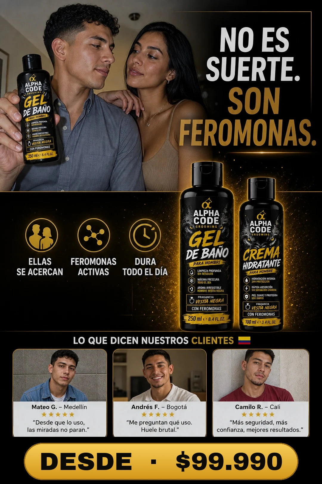 No es suerte, son feromonas