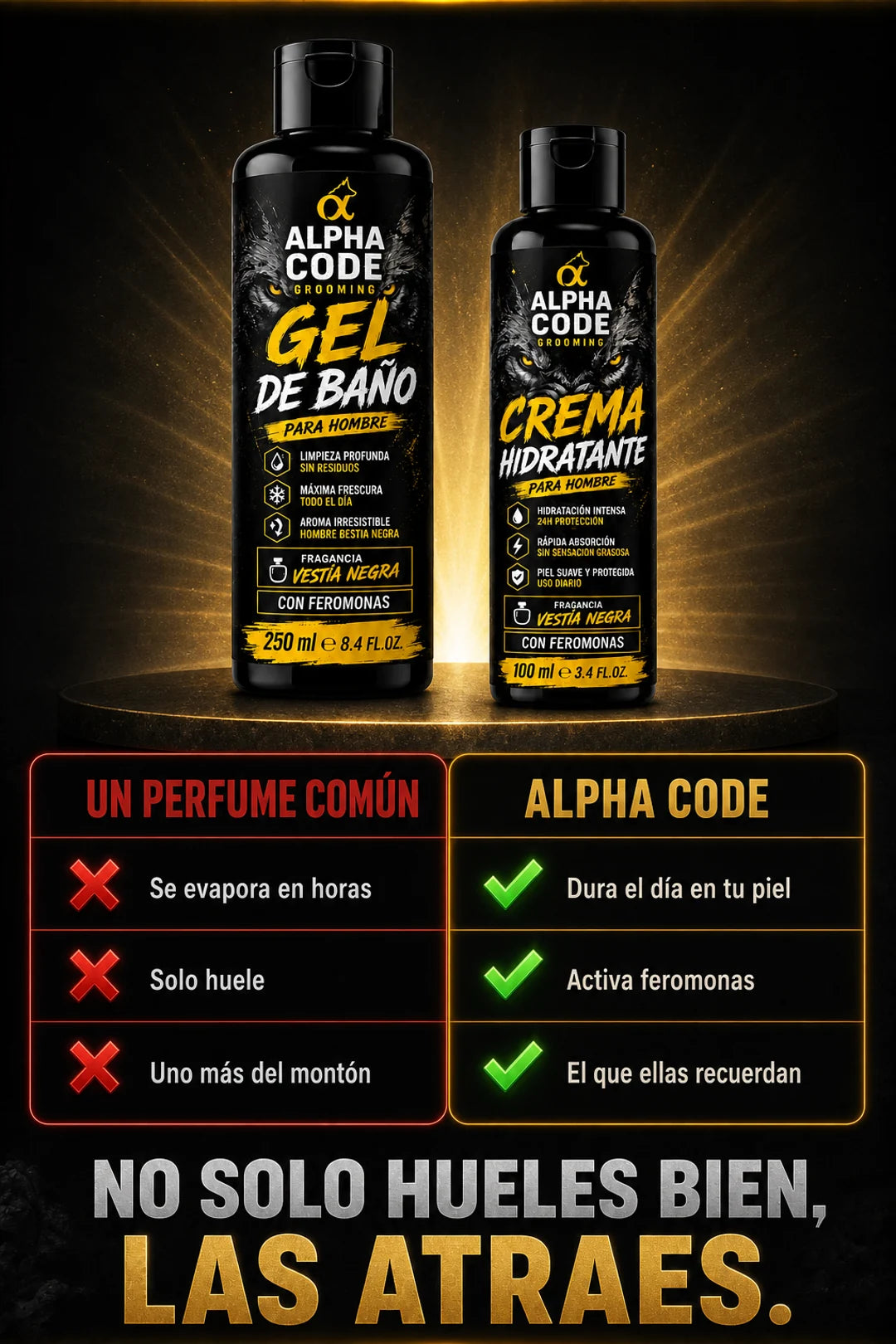 Un perfume común vs ALPHA CODE