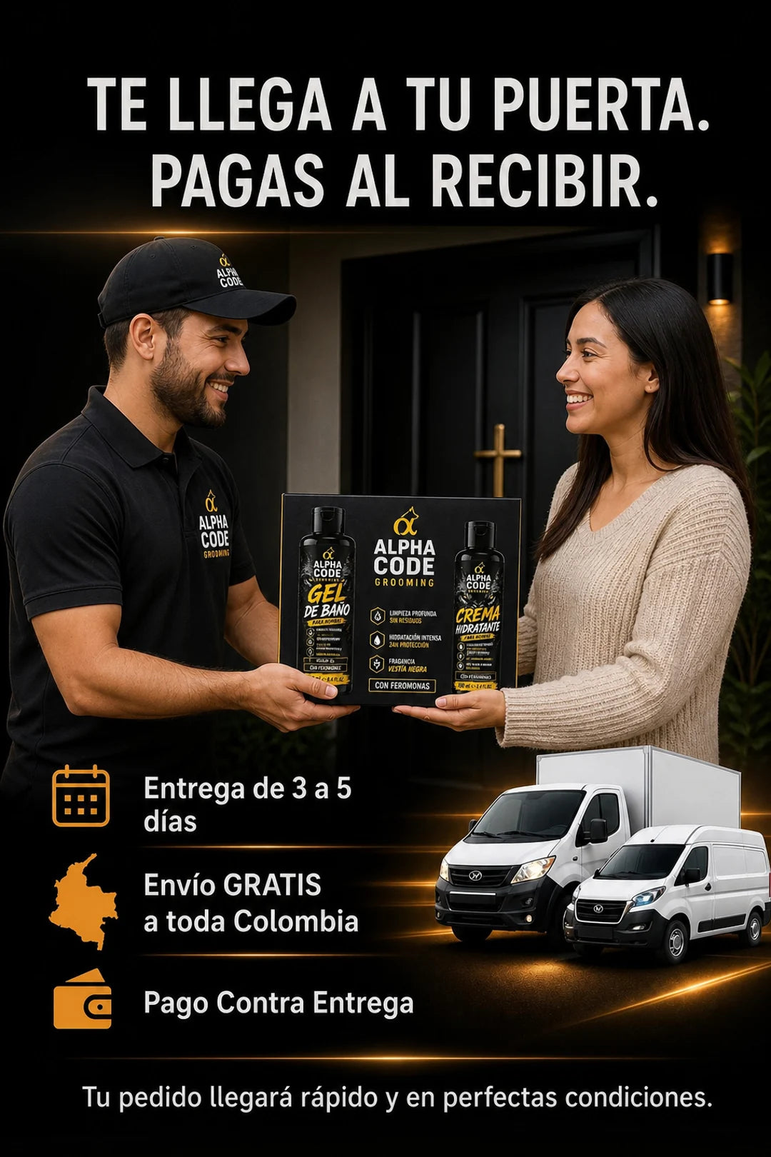 Te llega a tu puerta, pagas al recibir